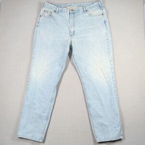 Vintage Carhartt Jeans Mens 42x32 Blue Light Wash Denim Traditional Fit 18STW